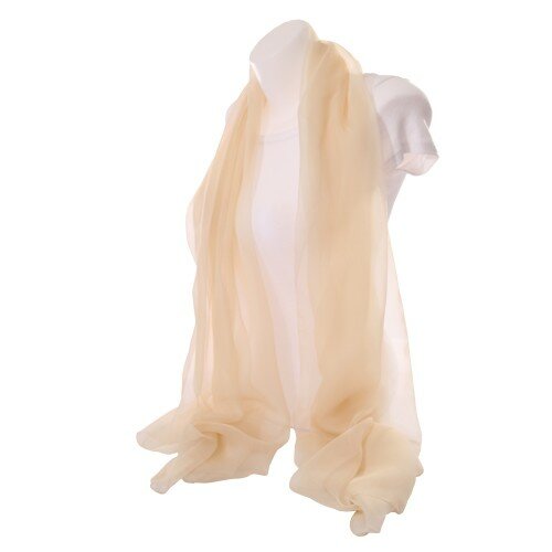 Foulard en soie Beige