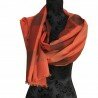 Foulard "Damier" Rouille